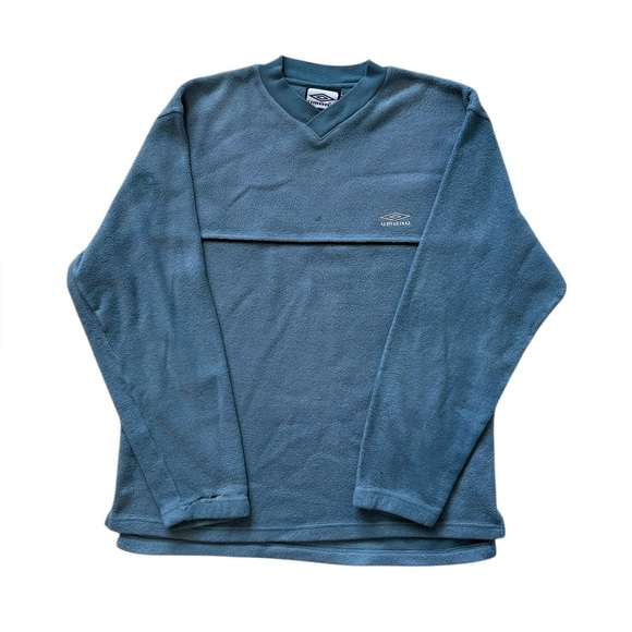 Umbro Other - VTG 90s Umbro Baby Blue Fleece Pullover Size Large